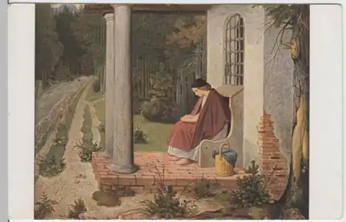 (3322) Künstler AK An der Waldkapelle