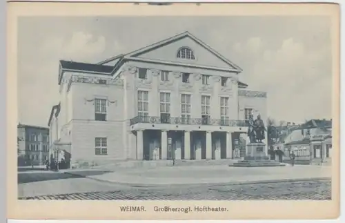 (2748) AK Weimar, Thür., Großherz. Hoftheater, bis 1918