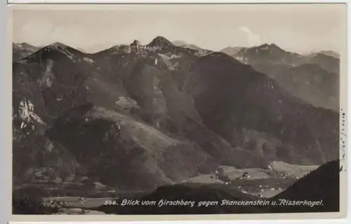 (2740) AK Risserkogel, Plankenstein 1936