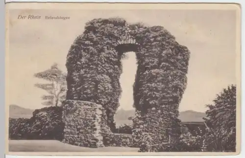 (2703) AK Rolandswerth, Burg Rolandseck, Rolandsbogen, vor 1945