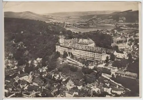 (2690) Foto AK Rudolstadt, Heidecksburg, Luftbild