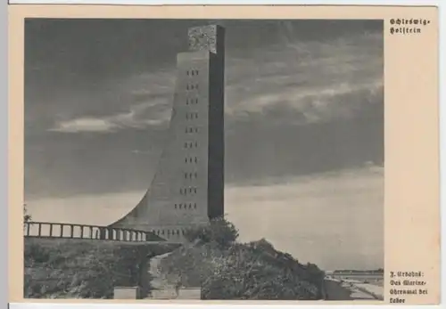 (2687) AK Laboe, Marineehrenmal, vor 1945