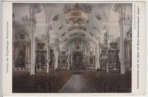 (2664) AK Engelberg, Obwalden, Klosterkirche, Inneres 1910er