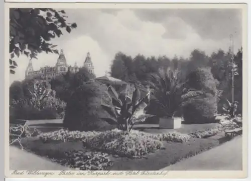 (2621) AK Bad Wildungen, Kurpark, Fürstenhof, Sonderst., Mi 541, 1934