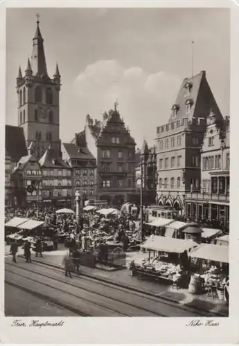 (2592) AK Trier, Hauptmarkt 1940