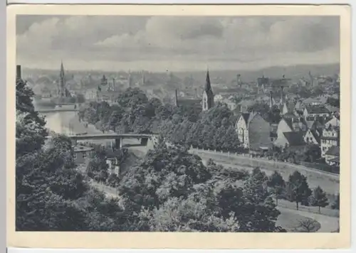 (2581) AK Pforzheim, Panorama, vor 1945