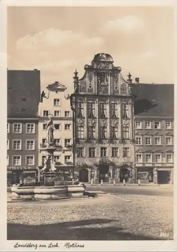 (2560) Foto AK Landsberg am Lech, Rathaus