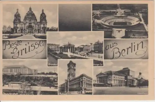 (2529) AK Berlin, Mehrbildkarte, vor 1945