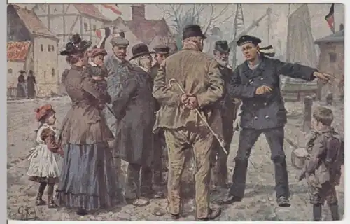 (2487) Künstler AK G. Koch, Wenn einer auf der Möwe fuhr, bis 1918