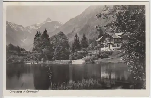 (2394) Foto AK Christlessee, Oberstdorf 1936