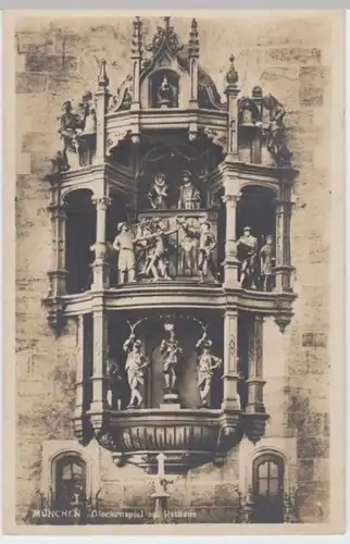 (2391) Foto AK München, Rathaus, Glockenspiel 1930
