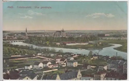 (2340) AK Metz, Lothringen, Panorama, vor 1945