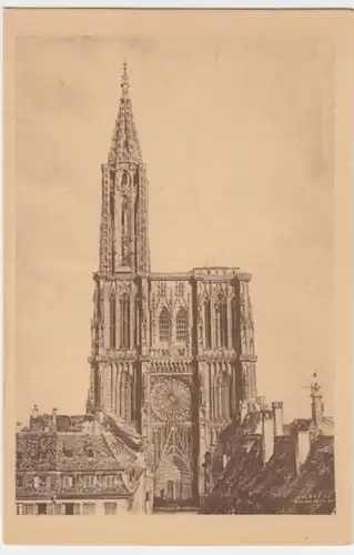 (2277) AK Straßburg, Strasbourg, Elsass, Kathedrale, um 1927
