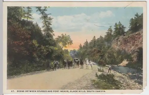 (2177) AK South Dakota, Sturgis and Fort Meade vor 1945