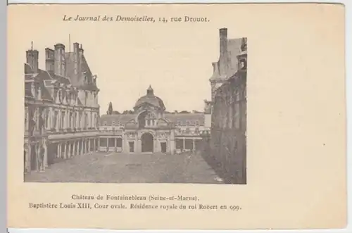 (2110) AK Fontainebleau, Frankr., Schloss, bis 1905