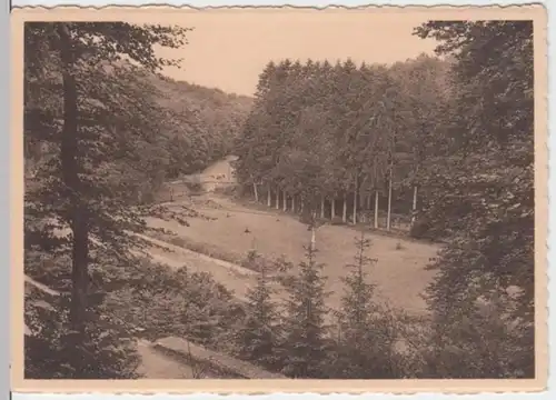 (2073) AK Abtei Clairefontaine, Belgien, Park, Tal, vor 1945