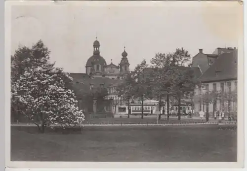 (2066) Foto AK Mannheim, Blick auf Jesuitenkirche 1944