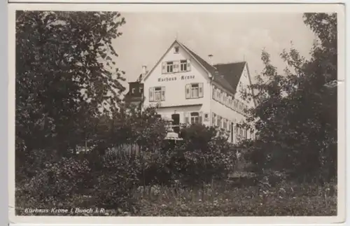 (2052) Foto AK Buoch, Kurhaus Krone 1943