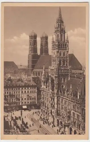(2006) AK München, Neues Rathaus, Frauenkirche 1927