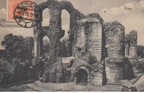 (1904) AK Trier, Römischer Kaiserpalast 1919