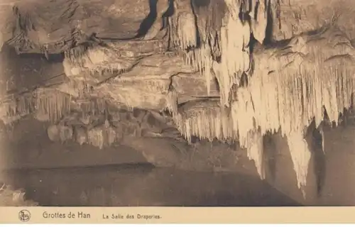 (1875) AK Han-sur-Lesse, Grottes de Han, Schaugrotte, vor 1945