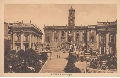 (1802) AK Rom, Roma, Kapitolsplatz, vor 1945