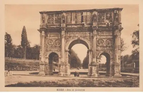(1793) AK Rom, Roma, Konstantinbogen, vor 1945