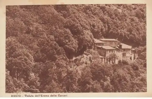 (1777) AK Assisi, Einsiedelei Eremo delle Carceri, vor 1945