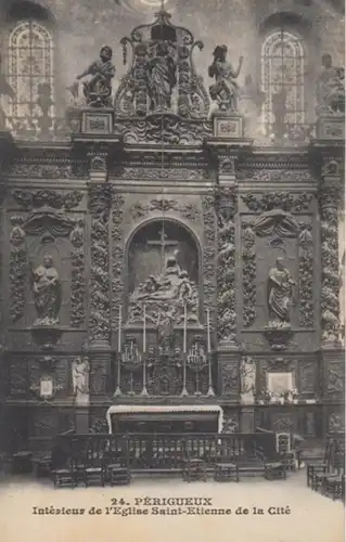 (1767) AK Perigueux, Kirche S. Etienne, Inneres, vor 1945