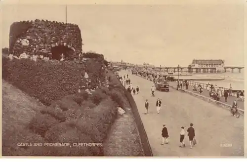 (1751) AK Cleethorpes, Schloss, Promenade 1947