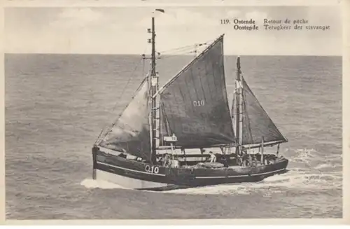 (1679) AK Schiffe, Fischerboot, Ostende