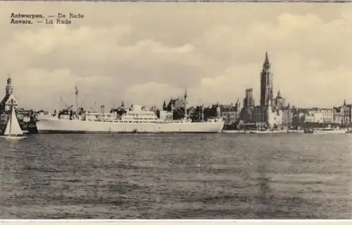 (1668) AK Schiffe, Antwerpen, Reederei