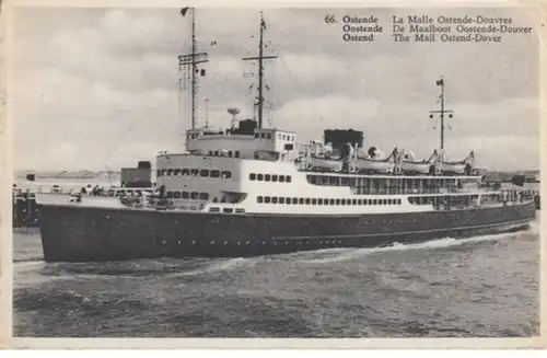 (1665) AK Schiffe, Linienschiff Ostende-Dover 1959