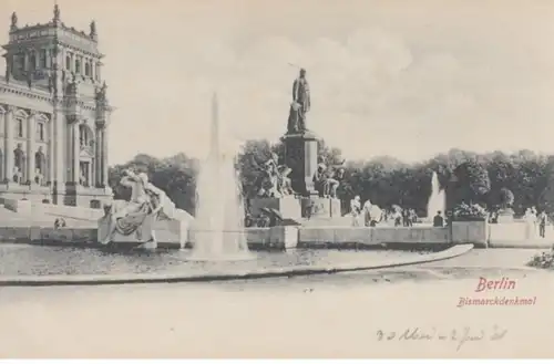(1542) AK Berlin, Bismarckdenkmal, nach 1905