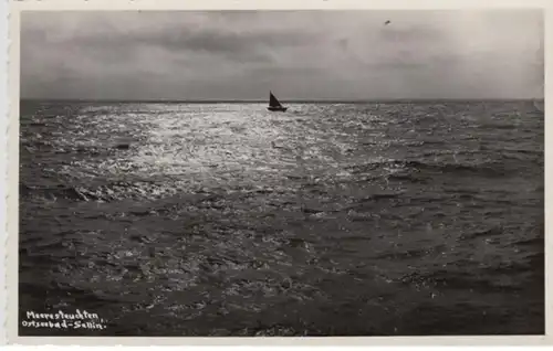 (1463) Foto AK Sellin, Rügen, Meeresleuchten