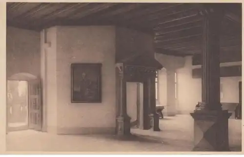 (1455) AK Rothenburg ob der Tauber, Rathaus, Diele, vor 1945