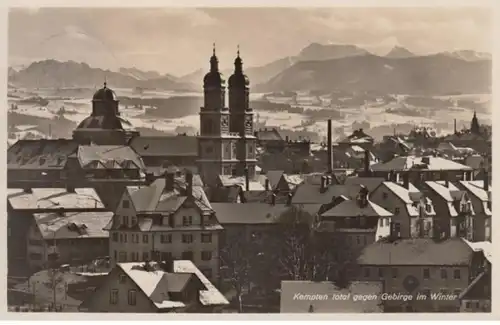 (1410) Foto AK Kempten, Allgäu, St. Lorenz Basilika 1927
