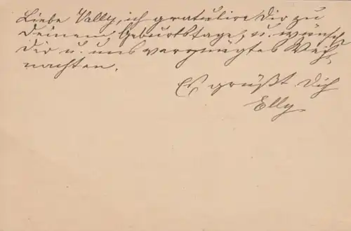 (1205) Postkarte Ganzsache DR 1878