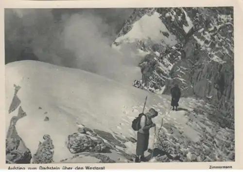 (1124) AK Aufstieg zum Dachstein über den Westgrat 1954