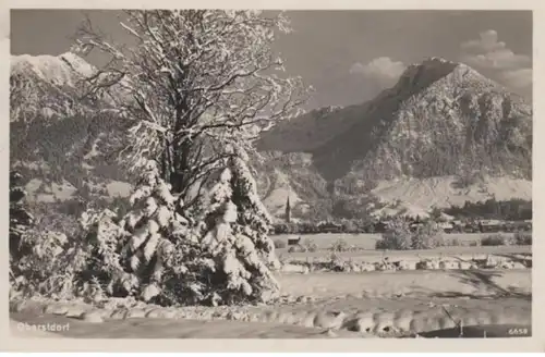 (1103) Foto AK Oberstdorf im Winter 1933