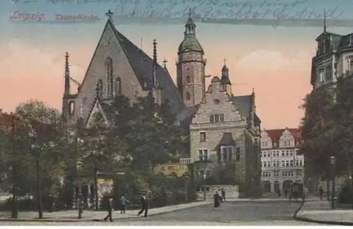 (1357) AK Leipzig, Sachsen, Thomaskirche 1928