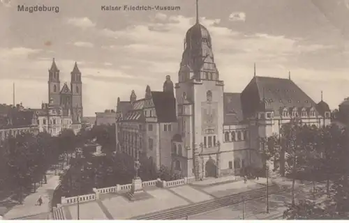 (1056) AK Magdeburg, Kaiser-Friedrich-Museum 1914
