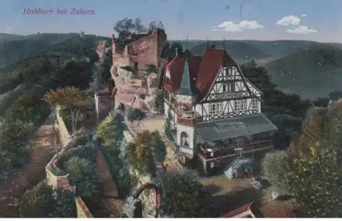 (1262) AK Zabern, Saverne, Elsass, Burg Hohbarr, Feldpost 1915