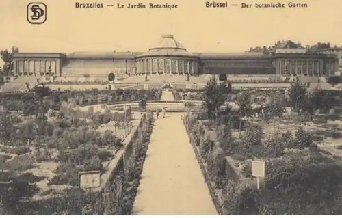 (1261) AK Brüssel, Bruxelles, Botanischer Garten, Feldpost 1918