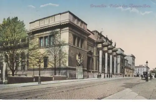 (1256) AK Brüssel, Palais der Schönen Künste, Feldpost 1916