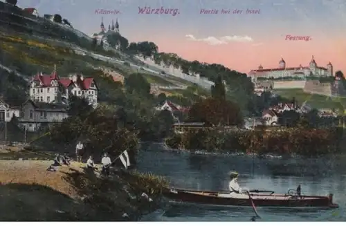 (1029) AK Würzburg, Partie bei der Insel 1920