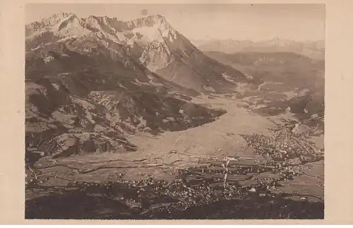 (1024) AK Garmisch-Partenkirchen, Blick vom Wankhaus 1920er