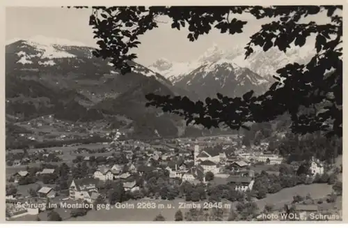 (1021) Foto AK Schruns im Montafon 1930