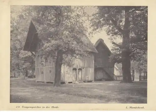 (1018) AK Treppenspeicher in der Heide vor 1945