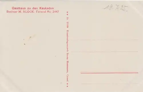 (1007) AK Kassel Wilhelmshöhe, Blick nach dem Herkules 1925